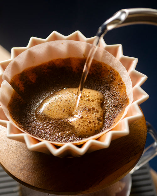 Preparation du slowcoffee cafe filtre avec la bouilloire col cygne