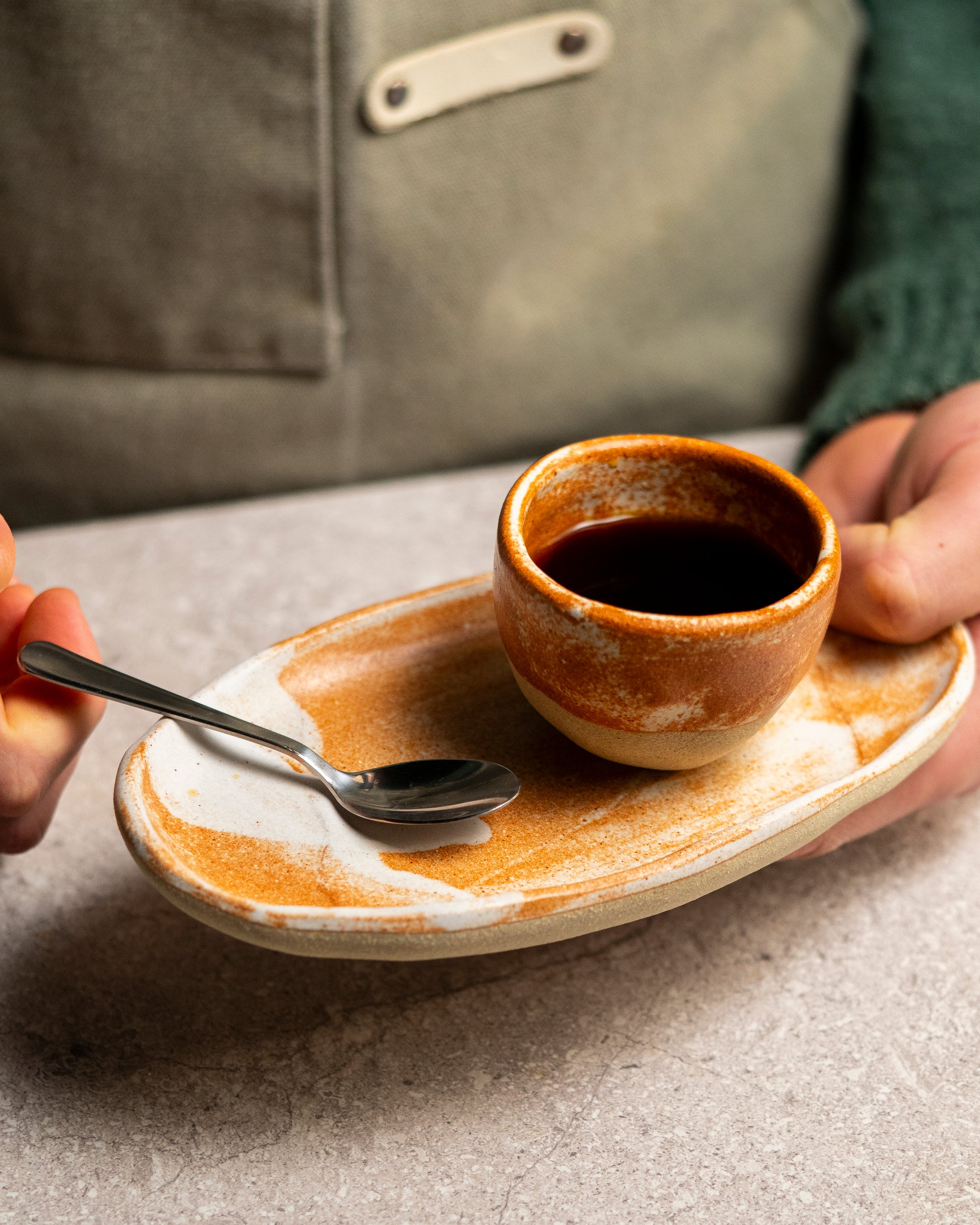 Photo d'un atelier de dégustation de café chez au centre de formation Habari coffee